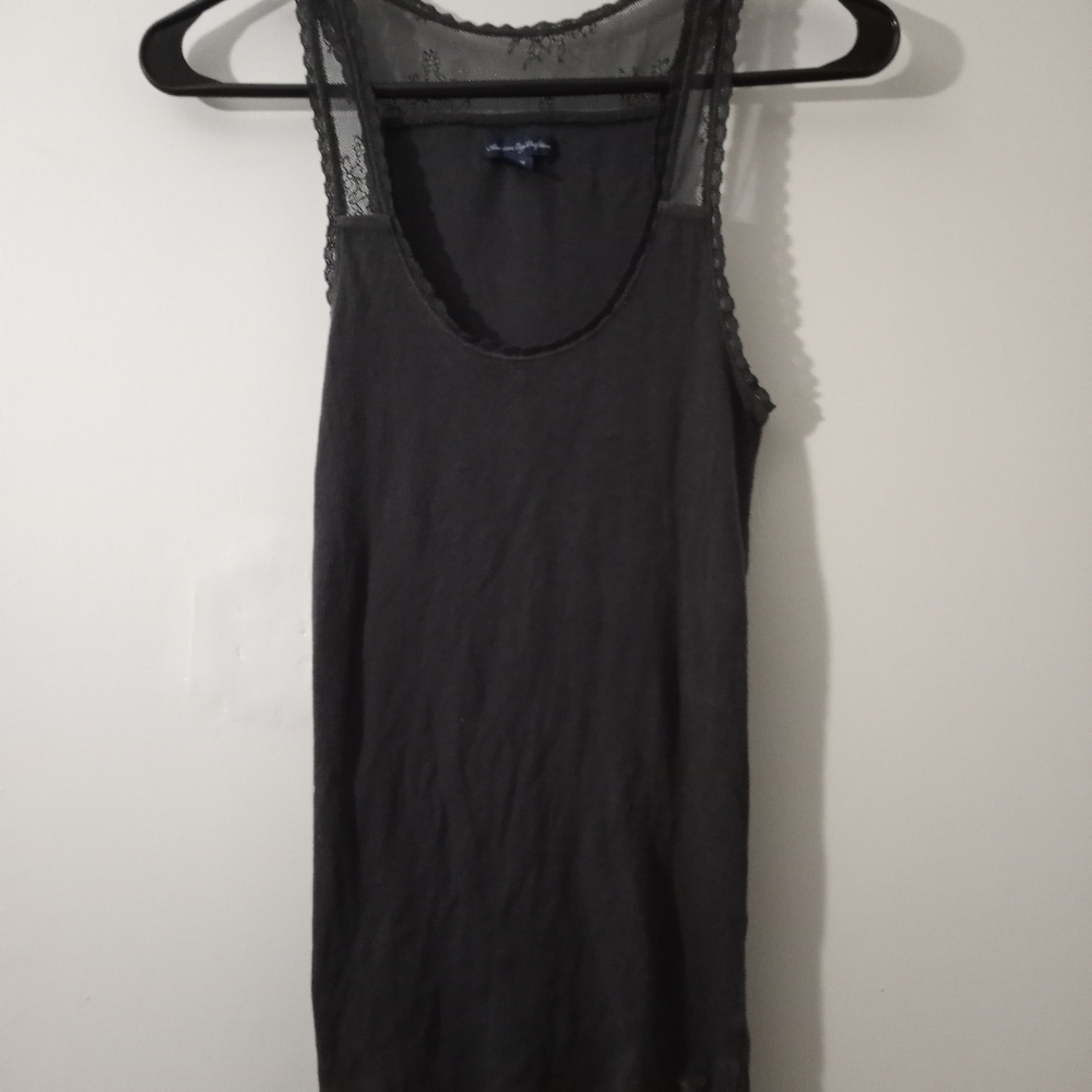 Elena Gilbert Style Y2K American Eagle Lace Tank Top.